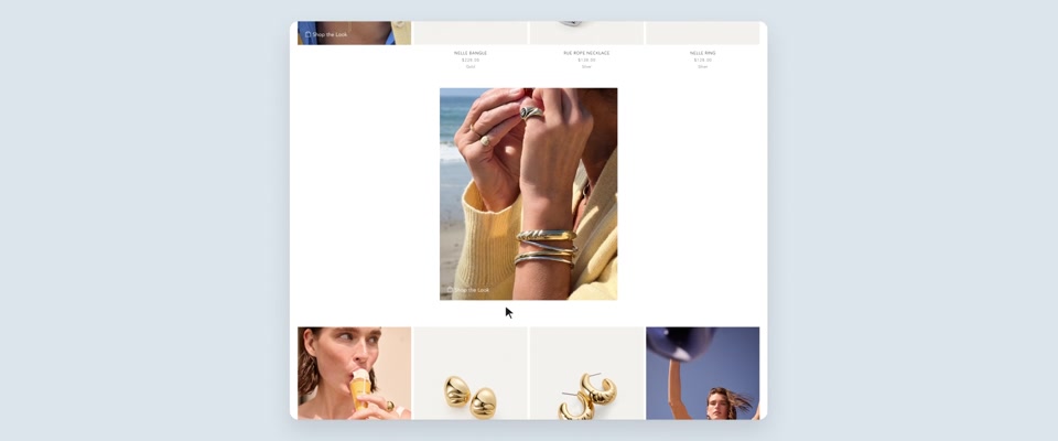 Cover — Designing for conversion · Shop the Look (960×400, 12.2s loop)